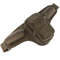 Сумка тактическая на пояс SILVER KNIGHT TY-9400 (нейлон, размер 43х19х7см) Оливковый (PT0430)