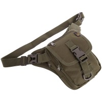 Сумка тактическая на бедро SILVER KNIGHT TY-9001 (нейлон, оксфорд 900D, размер 25х18х6см) Оливковый (PT0406)
